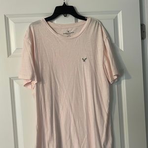 Light pink, American eagle, short sleeve T-shirt